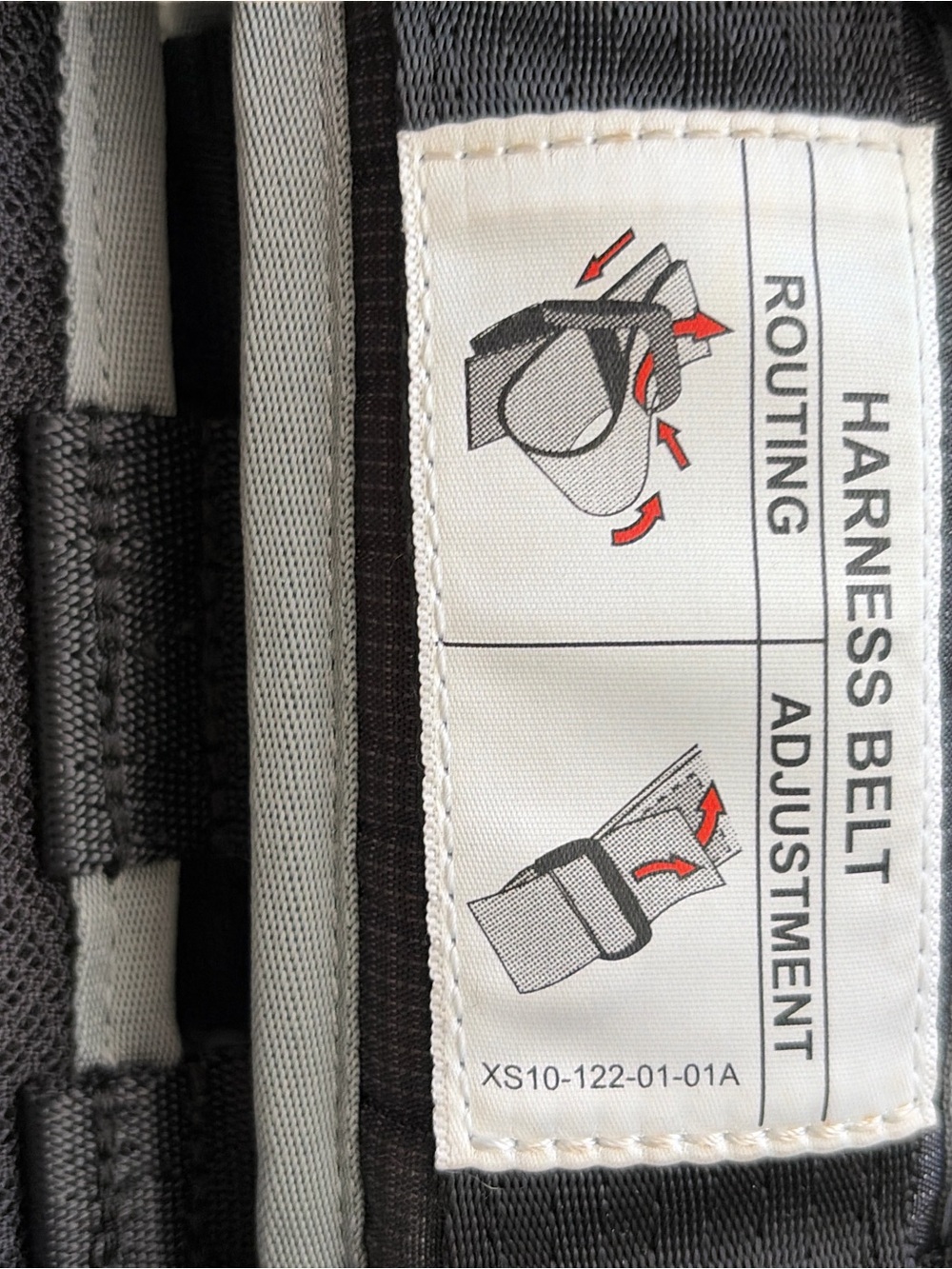 RideSafer Delight Travel Vest – Size XS – Excellent Condition - Black - Picture 9 of 10